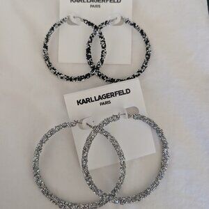 Karl Lagerfeld Hoop Earrings